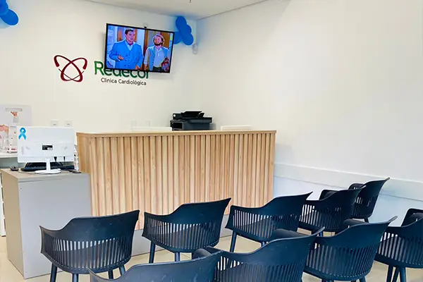 área interna da clínica redecor Versato
